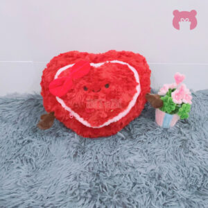 B2BGB0014 - Hộp quà tim và gấu Teddy thiệp 2in1 35cm 5