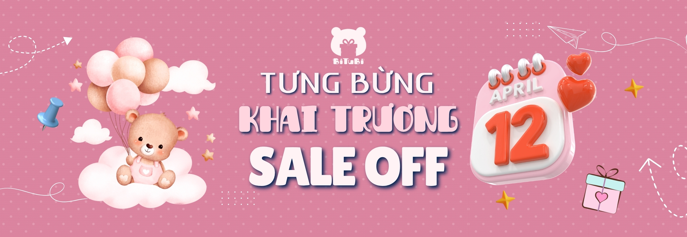 Banner BiTuBiShop - Thú bông & Quà tặng 2