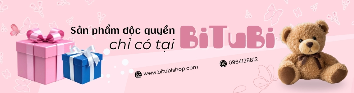 Banner trang sản phẩm tại BiTuBiShop